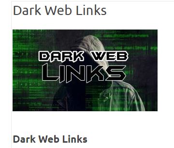 Onion Link | Dark Web Onion Links